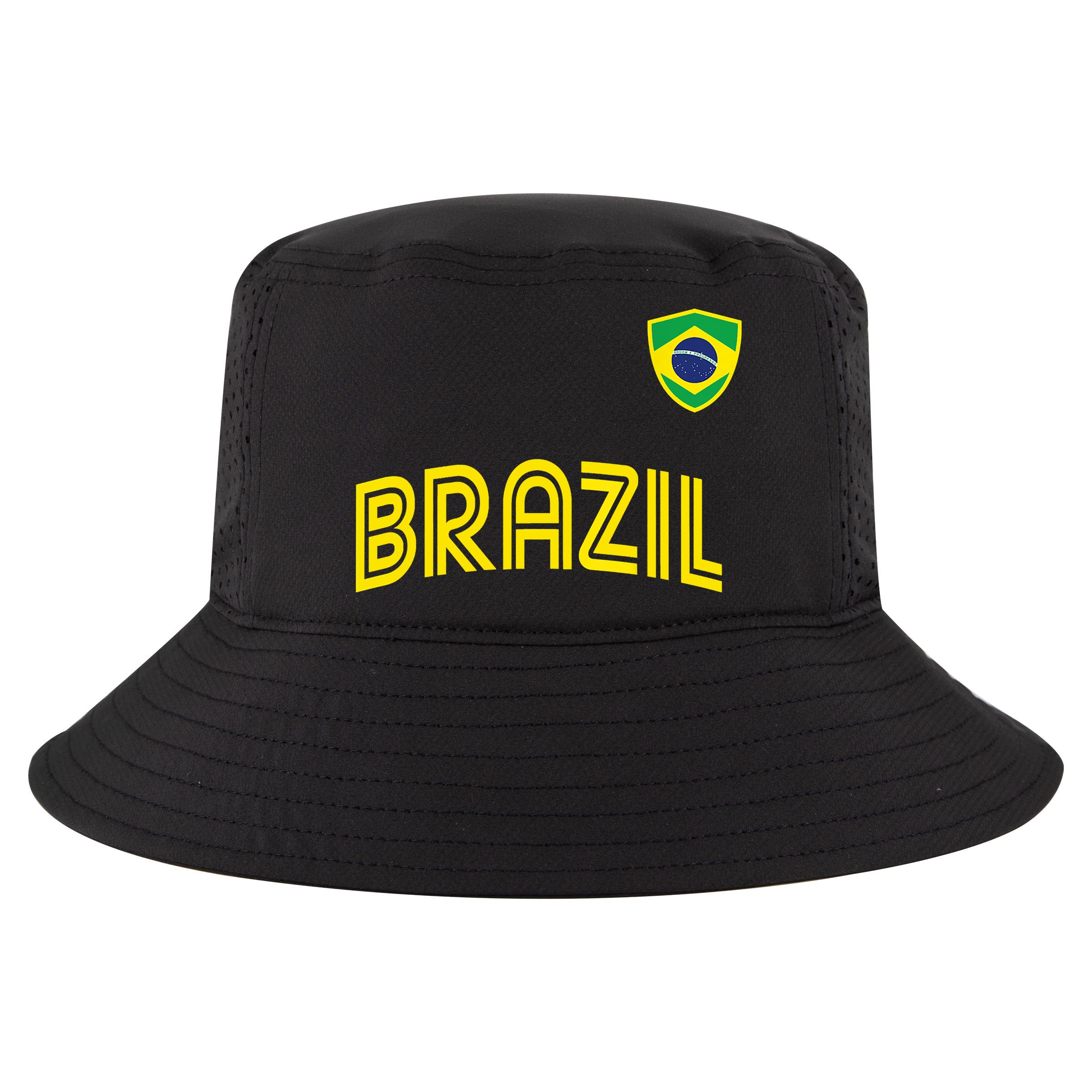 Retro Style Brazil Soccer Team Brasil Football Fans Brazil World Cup 2022 Cool Comfort Performance Bucket Hat