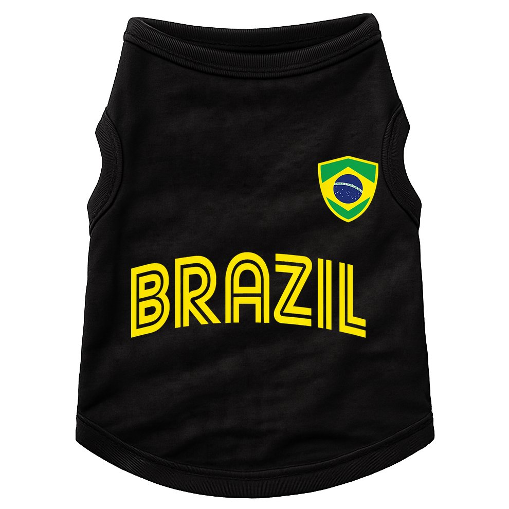 Retro Style Brazil Soccer Team Brasil Football Fans Brazil World Cup 2022 Doggie Tank