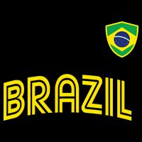 Retro Style Brazil Soccer Team Brasil Football Fans Brazil World Cup 2022 Flatbill Hat
