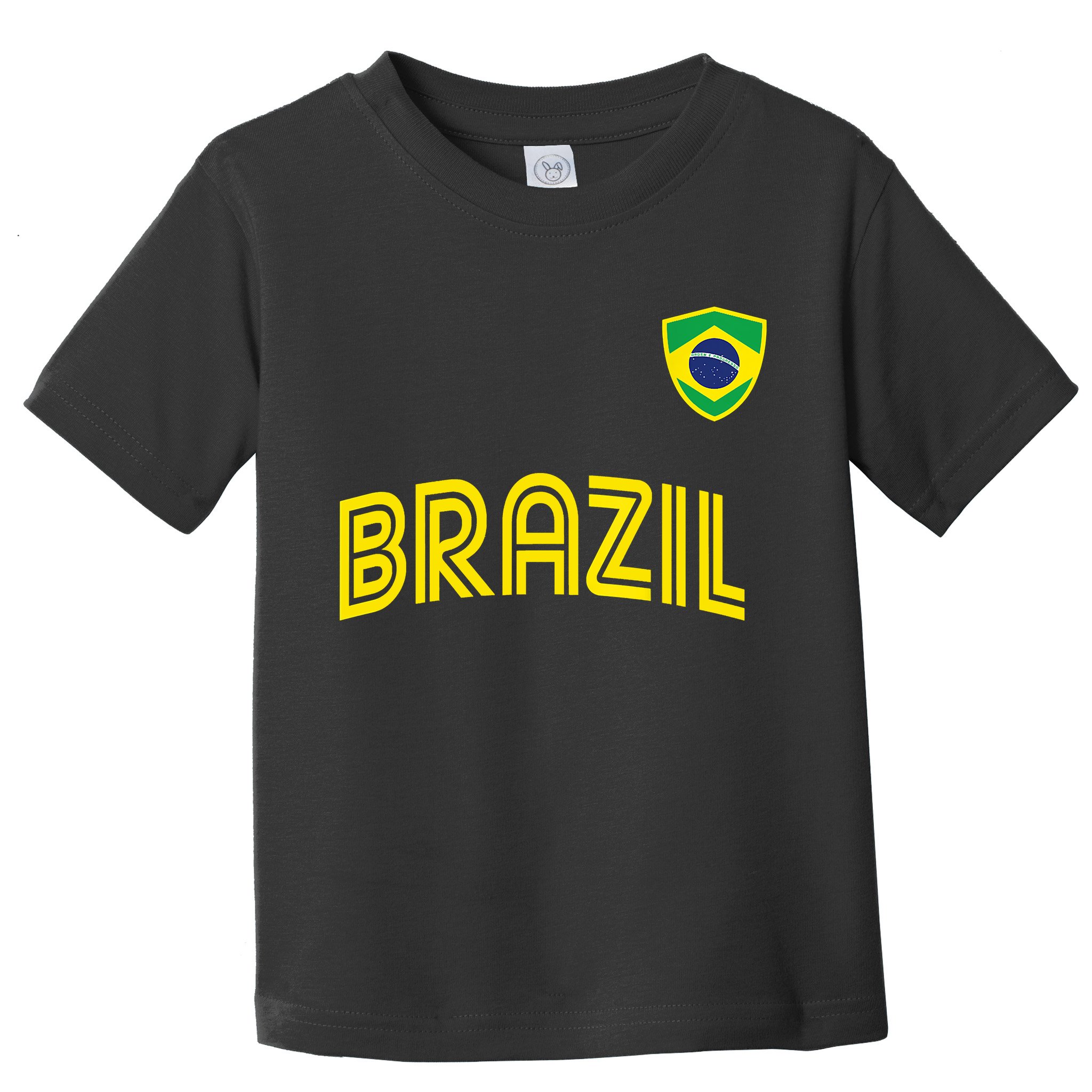 Retro Style Brazil Soccer Team Brasil Football Fans Brazil World Cup 2022 Toddler T-Shirt