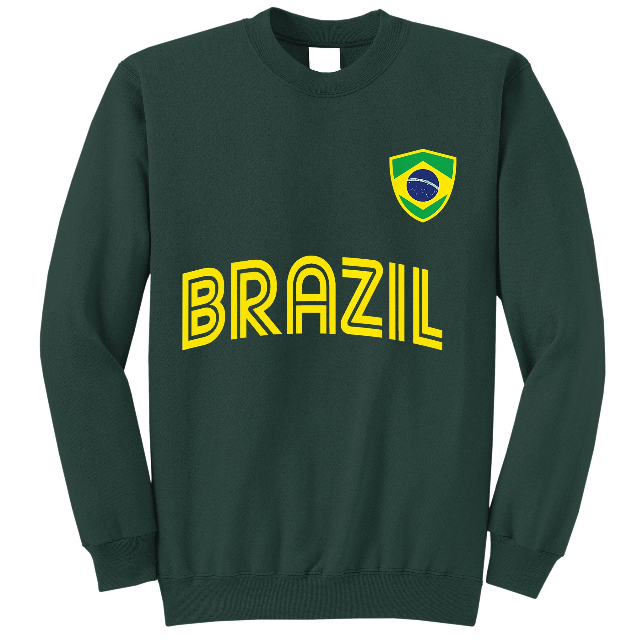 Retro Style Brazil Soccer Team Brasil Football Fans Brazil World Cup 2022 Sweatshirt