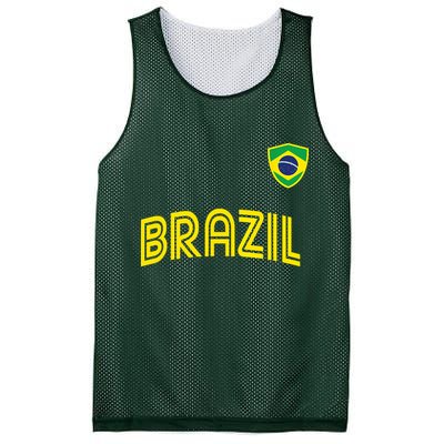 Retro Style Brazil Soccer Team Brasil Football Fans Brazil World Cup 2022 Mesh Reversible Basketball Jersey Tank