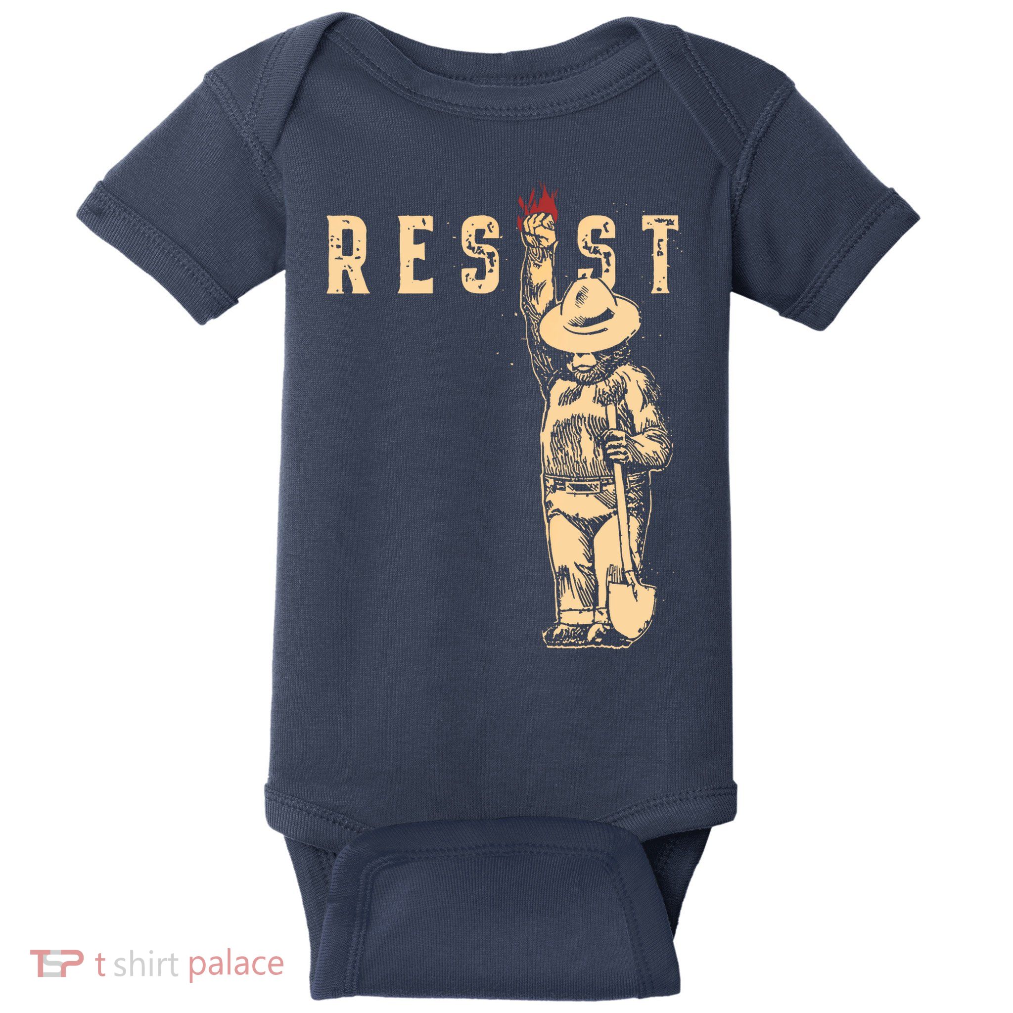Resist Smoke Bear Baby Bodysuit