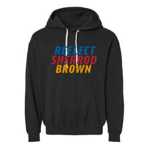 Reelect Sherrod Brown Garment-Dyed Fleece Hoodie