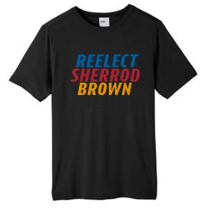 Reelect Sherrod Brown Tall Fusion ChromaSoft Performance T-Shirt