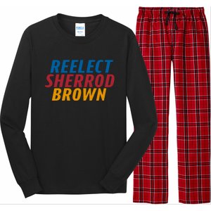 Reelect Sherrod Brown Long Sleeve Pajama Set