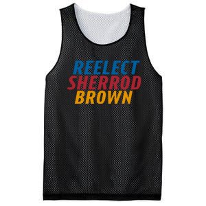 Reelect Sherrod Brown Mesh Reversible Basketball Jersey Tank