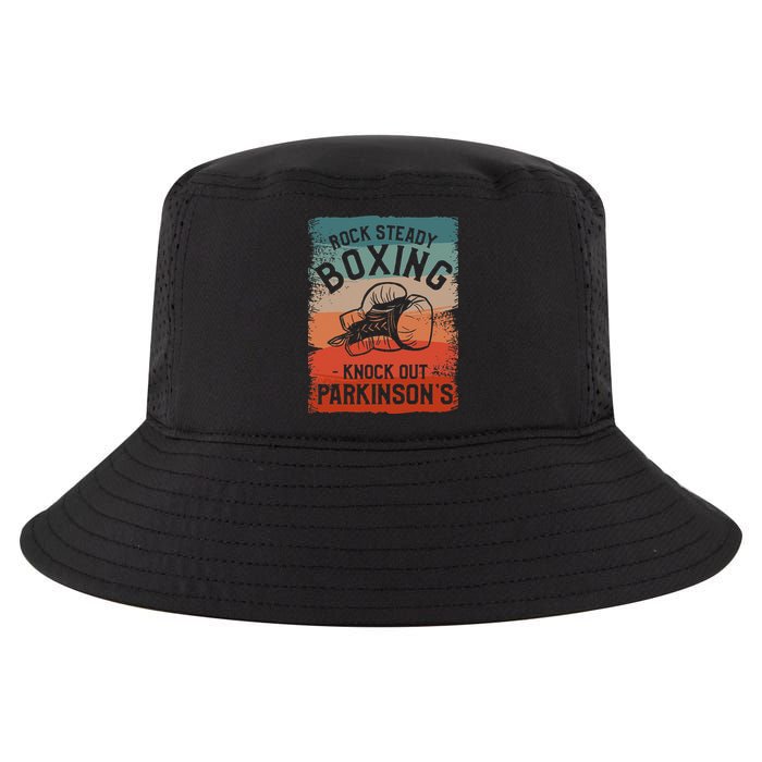 Rock Steady Boxing Knock Out ParkinsonS Awareness Cool Comfort Performance Bucket Hat