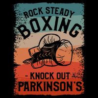 Rock Steady Boxing Knock Out ParkinsonS Awareness Cooling Performance Crew T-Shirt