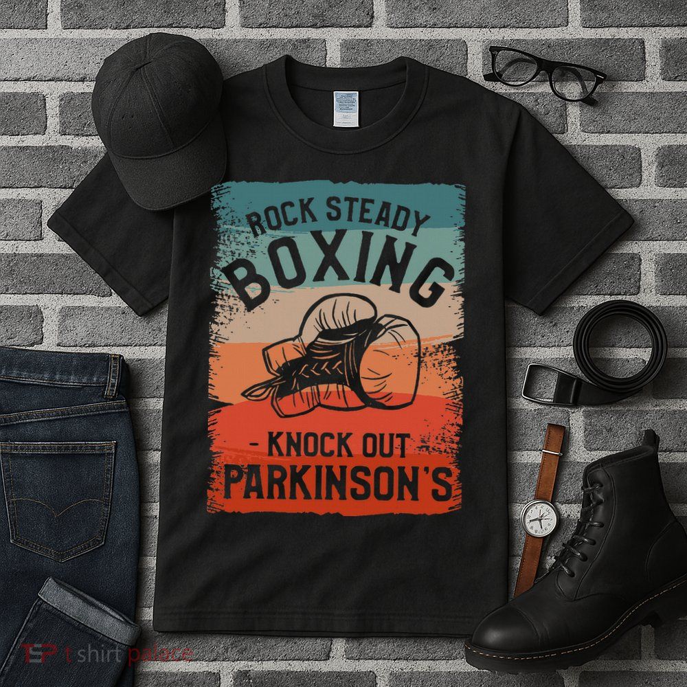 Rock Steady Boxing Knock Out ParkinsonS Awareness Tall T-Shirt