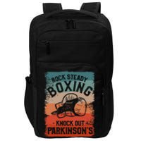 Rock Steady Boxing Knock Out ParkinsonS Awareness Impact Tech Backpack