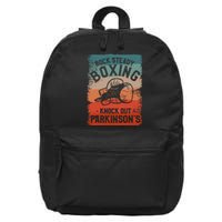 Rock Steady Boxing Knock Out ParkinsonS Awareness 16 in Basic Backpack