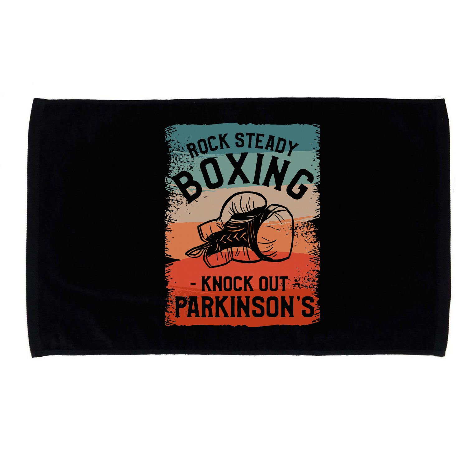 Rock Steady Boxing Knock Out ParkinsonS Awareness Microfiber Hand Towel
