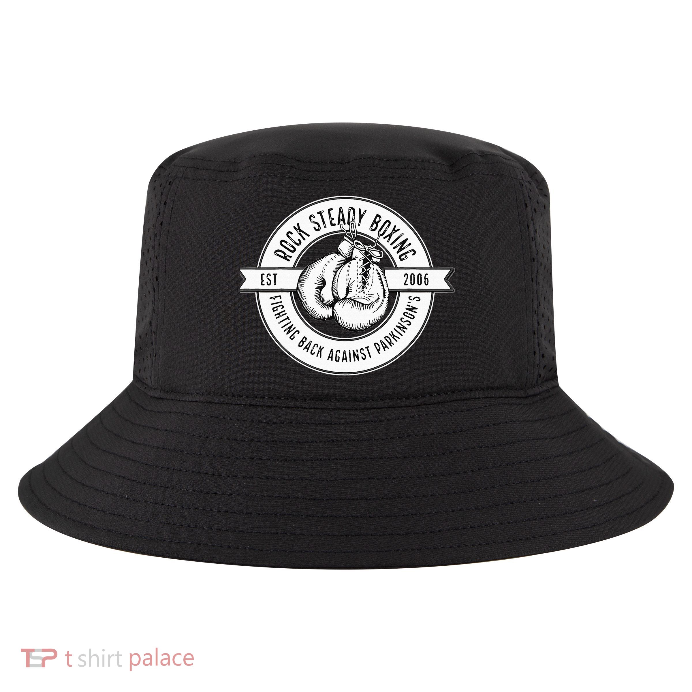 Rock Steady Boxing Fighting Back Against Parkinson Est 2006 Cool Comfort Performance Bucket Hat