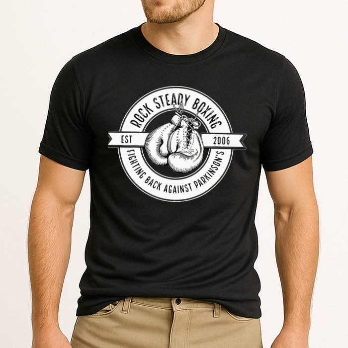 Rock Steady Boxing Fighting Back Against Parkinson Est 2006 Cooling Performance Crew T-Shirt