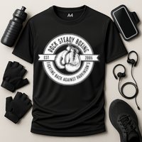 Rock Steady Boxing Fighting Back Against Parkinson Est 2006 Cooling Performance Crew T-Shirt