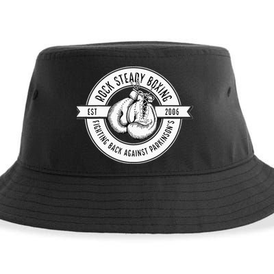 Rock Steady Boxing Fighting Back Against Parkinson Est 2006 Sustainable Bucket Hat