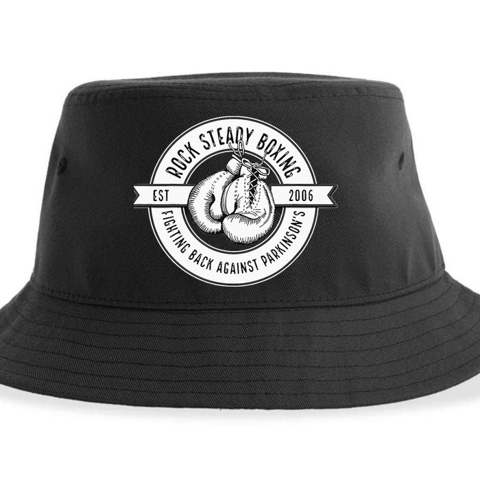 Rock Steady Boxing Fighting Back Against Parkinson Est 2006 Sustainable Bucket Hat