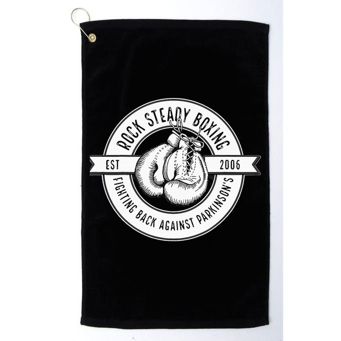 Rock Steady Boxing Fighting Back Against Parkinson Est 2006 Golf Towel