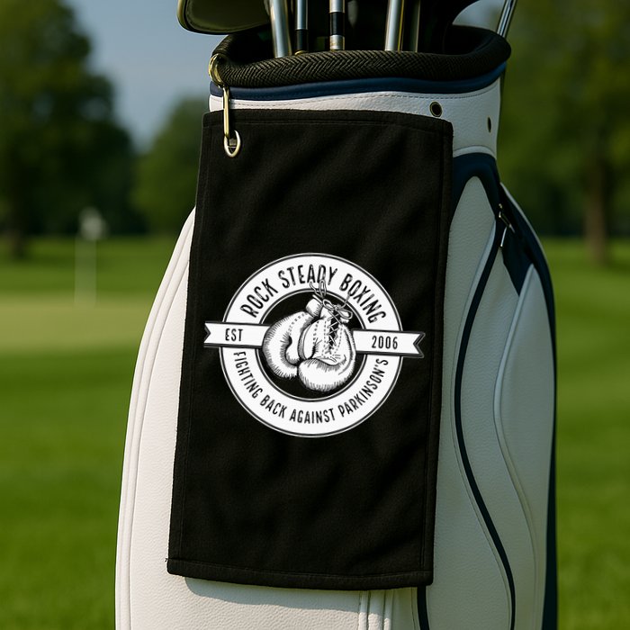 Rock Steady Boxing Fighting Back Against Parkinson Est 2006 Golf Towel