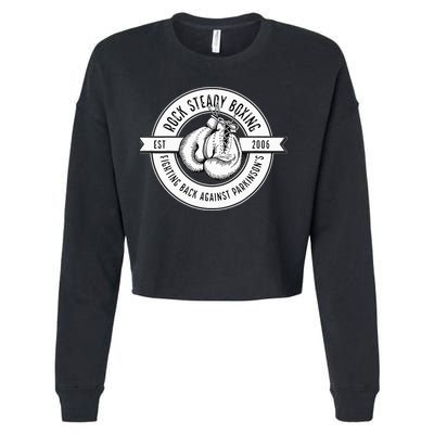 Rock Steady Boxing Fighting Back Against Parkinson Est 2006 Cropped Pullover Crew