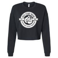 Rock Steady Boxing Fighting Back Against Parkinson Est 2006 Cropped Pullover Crew