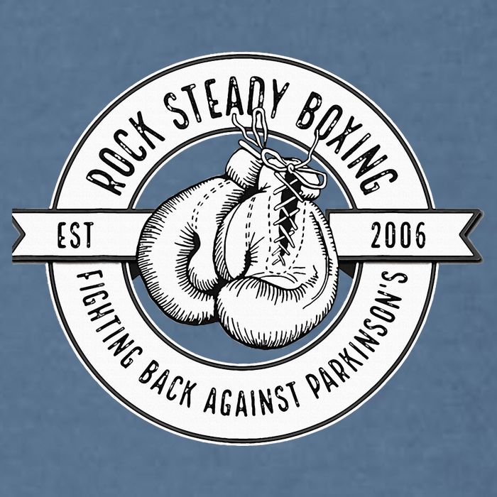 Rock Steady Boxing Fighting Back Against Parkinson Est 2006 Garment-Dyed Sweatshirt