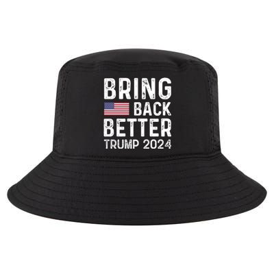 Retro Style Bring Back Better Trump 2024 Cool Comfort Performance Bucket Hat