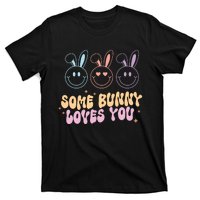 Retro Some Bunny Loves You Easter Day T-Shirt