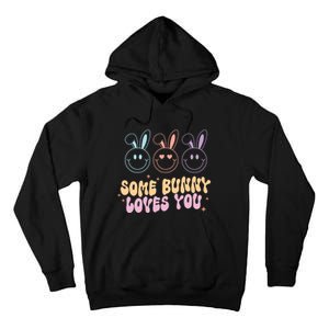 Retro Some Bunny Loves You Easter Day Tall Hoodie