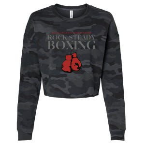 Rock Steady Boxing Gloves With A Greater Purpose Parkinsons Cropped Pullover Crew