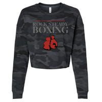 Rock Steady Boxing Gloves With A Greater Purpose Parkinsons Cropped Pullover Crew