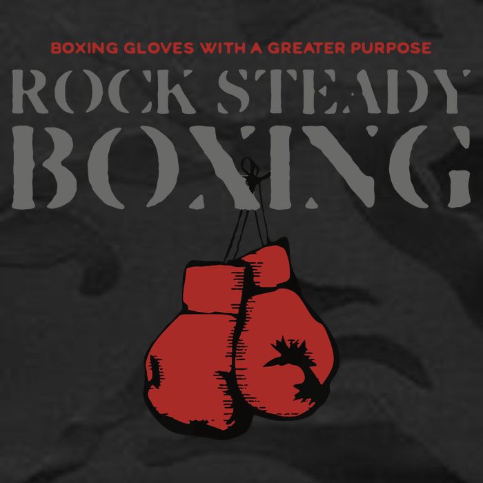 Rock Steady Boxing Gloves With A Greater Purpose Parkinsons Cropped Pullover Crew