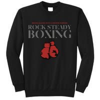 Rock Steady Boxing Gloves With A Greater Purpose Parkinsons Sweatshirt