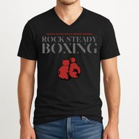Rock Steady Boxing Gloves With A Greater Purpose Parkinsons V-Neck T-Shirt