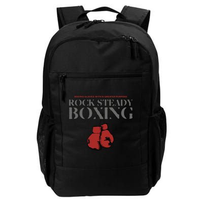 Rock Steady Boxing Gloves With A Greater Purpose Parkinsons Backpack