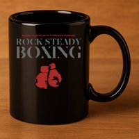 Rock Steady Boxing Gloves With A Greater Purpose Parkinsons 11oz C Handle Ceramic Mug