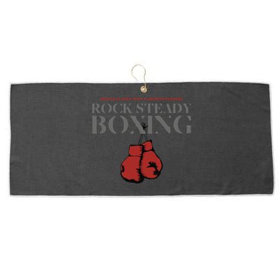 Rock Steady Boxing Gloves With A Greater Purpose Parkinsons Large Microfiber Waffle Golf Towel