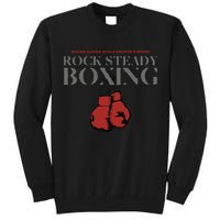 Rock Steady Boxing Gloves With A Greater Purpose Parkinsons Tall Sweatshirt