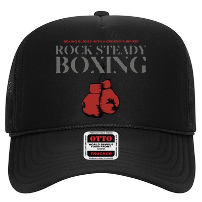 Rock Steady Boxing Gloves With A Greater Purpose Parkinsons Trucker Hat