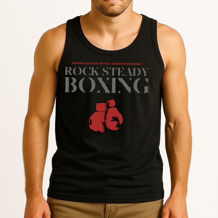 Rock Steady Boxing Gloves With A Greater Purpose Parkinsons Tank Top