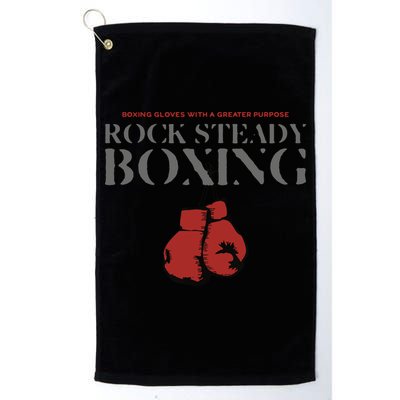 Rock Steady Boxing Gloves With A Greater Purpose Parkinsons Golf Towel