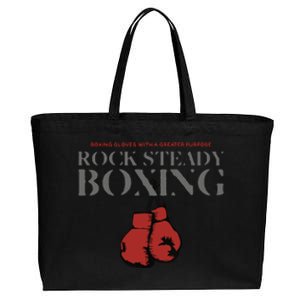 Rock Steady Boxing Gloves With A Greater Purpose Parkinsons Cotton Canvas Jumbo Tote