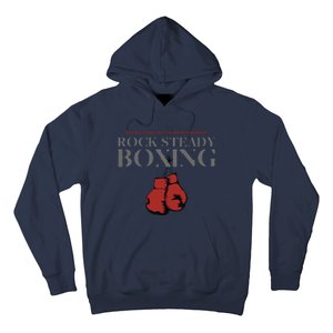 Rock Steady Boxing Gloves With A Greater Purpose Parkinsons Hoodie