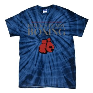 Rock Steady Boxing Gloves With A Greater Purpose Parkinsons Tie-Dye T-Shirt