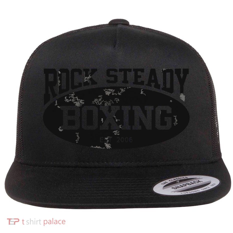 Rock Steady Boxing Parkinsons Vintage Gym Flatbill Hat