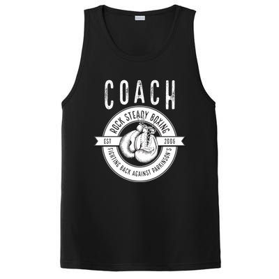 Rock Steady Boxing Coach Fight ParkinsonS Gift PosiCharge Competitor Tank