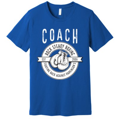 Rock Steady Boxing Coach Fight ParkinsonS Gift Premium T-Shirt