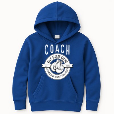 Rock Steady Boxing Coach Fight ParkinsonS Gift Kids Hoodie