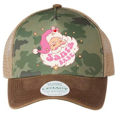 Retro Santa Babe Christmas Vintage Holiday Pastel Pin.K Women Legacy Tie Dye Trucker Hat